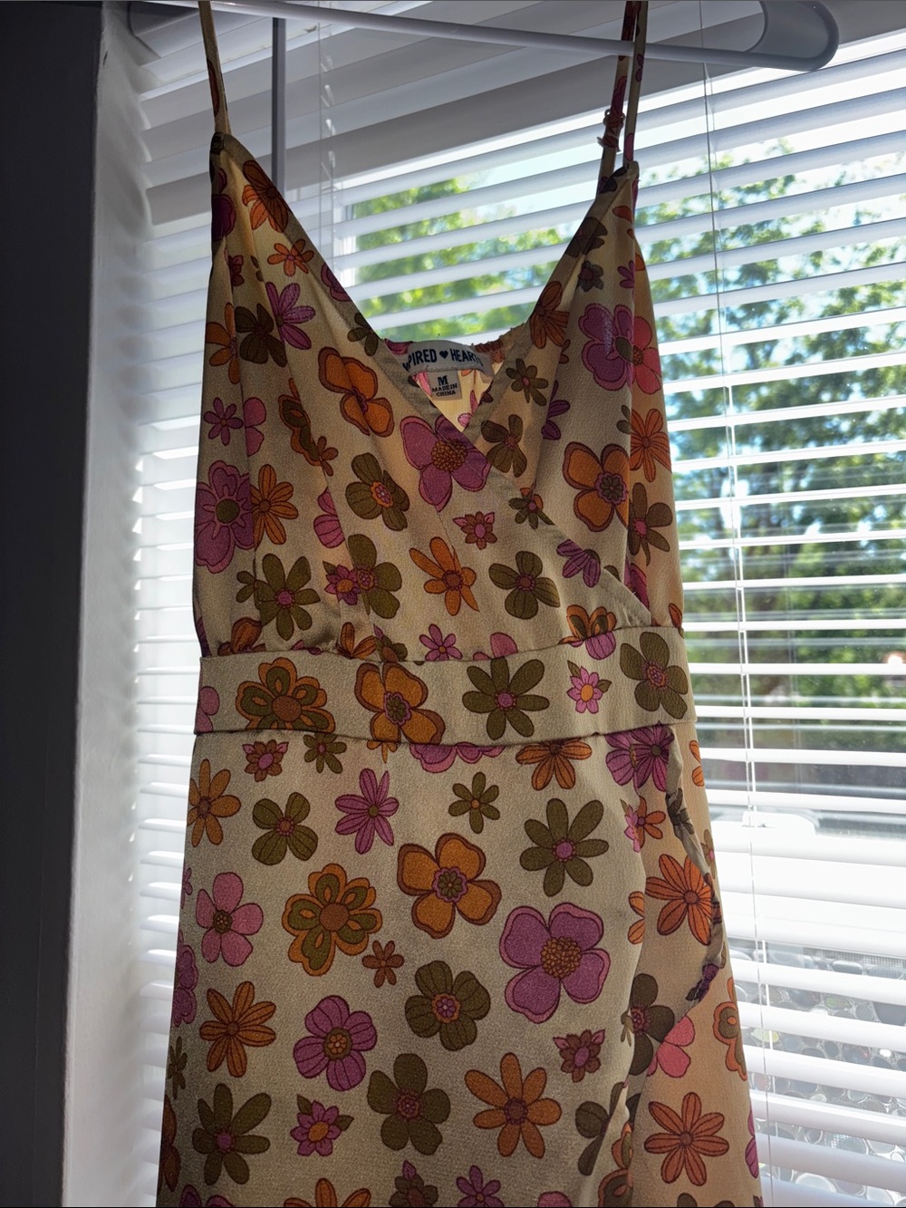 Pink & Orange Floral Dress